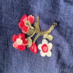 ODDY FROM‎ A BOUTIQUE NWOT 1X DRESS NAVY WITH EMBROIDERED FLOWERS Photo 4