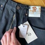 Sincerely Jules Black Denim Cargo Maxi Skirt | Size 5/26 | NWT | Front Slit | Utility Y2K Photo 1