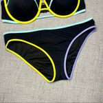 Victoria's Secret Victoria’s Secret Black Bikini Flirt Bandeau Strapless Set 2PC Swimsuit Photo 4