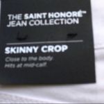 White House | Black Market NWT White Mid Rise Skinny Crop Jeans Photo 5