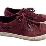 Vans Old Skool Suede Maroon Low Top Skate Shoes Sneakers Lace Up Women 8 Men 6.5 Photo 0