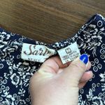 Sarin Vintage Floral Romper Navy Medium Photo 2