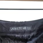 Lafayette 148  Black Wool Jacquard Pants Photo 3