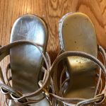 Diane Von Furstenberg  gold espadrilles 7.5 Photo 1