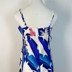 Farm Rio NWOT  Linen Off-White Blue Foliage Maxi Dress Size L Photo 11