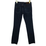 Madewell Rail Straight Jeans Dark Wash High Rise Straight Leg Jeans 26x32 Photo 3