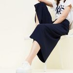FRNCH  CROPPED TROUSERS IN NAVY-BLUE Photo 2