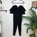 Fame and Partners  Black Skinny Jumpsuit with Cold Shoulder Size 4 NWT Photo 5
