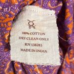 Like New Figue Cotton Maxi Dress with Gold Sequin Overlay Size Medium Photo 8