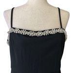 Francesca’s Connie Rhinestone Embellished Mini Dress Black Size XL Photo 4