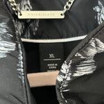 White House | Black Market  Women’s‎ Black White Floral Quilted Puffer Jacket XL Photo 8