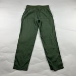 Lou & grey for LOFT Olive Green LInen Knit Waist Slim Leg Pant S Photo 4