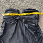 Liz Lange Maternity  Solid Black Tankini Swimwear Top Women's Size Small Strapless Photo 6