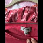 Guess Charming Red Plaid Strapless Summer Dress size X-Large Photo 4