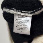 By Together  Floral Sweater Top Size Small Cream Black Knit Photo 8