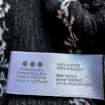 Three Dots  Printed Wide Leg Pants Floral Pull On High Waist Slash Pocket Black L Photo 5