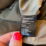 Intermix brown goat suede tie-waist shorts size small Photo 5