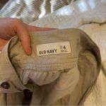 Old Navy Vintage  linen blend khaki miniskirt Photo 1