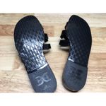 Sam Edelman Bay Women's 11 Black Patent Leather Slip-On Open Toe Slide Sandals Photo 3