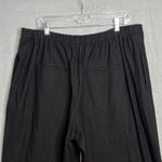 Vince  Black Wide Leg Trousers Pant Plus Size 1X Wool Blend Pleated Pull On Photo 6
