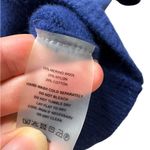 margaret o'leary Margaret O’Leary Wool Blend V Pattern Sweater Blue and Black Size Large Photo 3