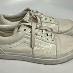 Vans old skool lace up sneakers all white size 6 Photo 0