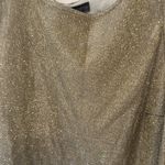 Vince Camuto Gold Metallic Thread Tank size L NWT Photo 2
