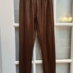 SKIMS  Signature Logo Foil Print Mesh Stretch Full Length Leggings Size XXS NWT Photo 0