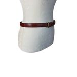 Ralph Lauren Lauren  women's brown leather alligator embossed belt Photo 1