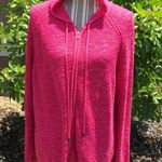 Ellen Tracy Rose color zipper XL Hooded Jacket Photo 5