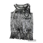 Byer California Vintage 90's  B Wear Blouse White Black Office Career Travel Sz M Photo 2