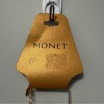 Monet Gold Tone Beaded Statement Necklace Photo 4