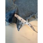 Everlane The Way High Denim Shorts Blue Raw Hem Size 28 Photo 8