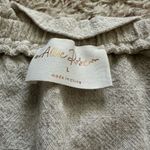 Allie Rose  Women’s Size Large Cream Linen Blend Romper Oatmeal Color Photo 4