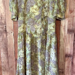 Leslie Fay  Lavender Tie Detail Cottage Core‎ Midi Dress Size 12 Photo 0