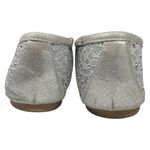 Adrianna Papell Shirley rhinestone embellished ballet flats 8 mesh silver lace Photo 3