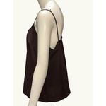 CCC Brown Sleeveless Camisole Top Petite Large All Polyester Made In Indonesia Size undefined Photo 1