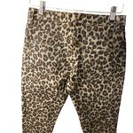 Veronica Beard  Tan Black Coated Leopard Mid Rise Brooke Skinny Jeans Size 6/28 Photo 6