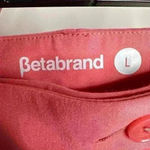 Betabrand NWT‎  Easy Crop Trouser Melon Sz L Photo 4