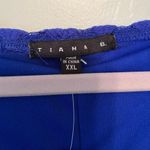 Tiana B Dress Blue Embroidered Lace Scoop Neck Shift Dress Sz XXL NWT Photo 3