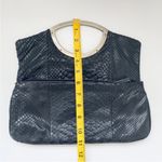 Rafe leather croc embossed clutch Black Photo 3