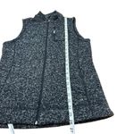 Calvin Klein  vest, marled grey‎ knit zip front cowl neck, pockets, sporty Medium Photo 4