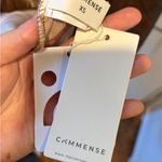 Commense Neptune Satin Open Back maxi Dress Brown Size XS Photo 7