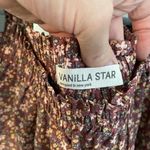 Vanilla Star Jeans VANILLA STAR NWT Double Tier Pleated‎ Floral Skirt Size Large Photo 2