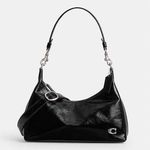 Coach CR652 Glazed Leather Juliet Shoulder Bag Crossbody-Black Photo 10