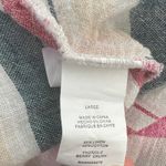 Thread+Supply Shirt Womens Large Linen Cotton Breathable Beachy Coastal Cowgirl White Photo 5