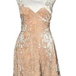 Double Crazy Juniors Light Pink Crushed Velvet Spaghetti Strap Tie Back Dress L Size undefined Photo 0