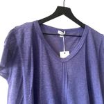 AnnieWear Los Angeles Purple Oversized Raw Edge V Photo 1