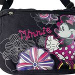 Disney Minnie Mouse Crossbody Purse Black Pink Handbag Boho Chic u Adjustable St Photo 2