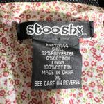 Y2K Stooshy Womens Blazer Suit Jacket Short Sleeve Tie Closure Polka Dot XL Black Photo 5